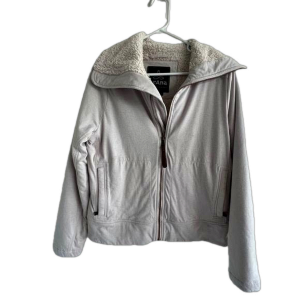 Prana Teddy Jacket Medium Gray